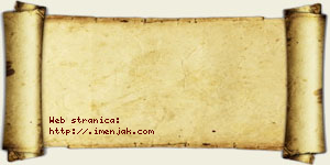 Žaklina Andrejić vizit kartica